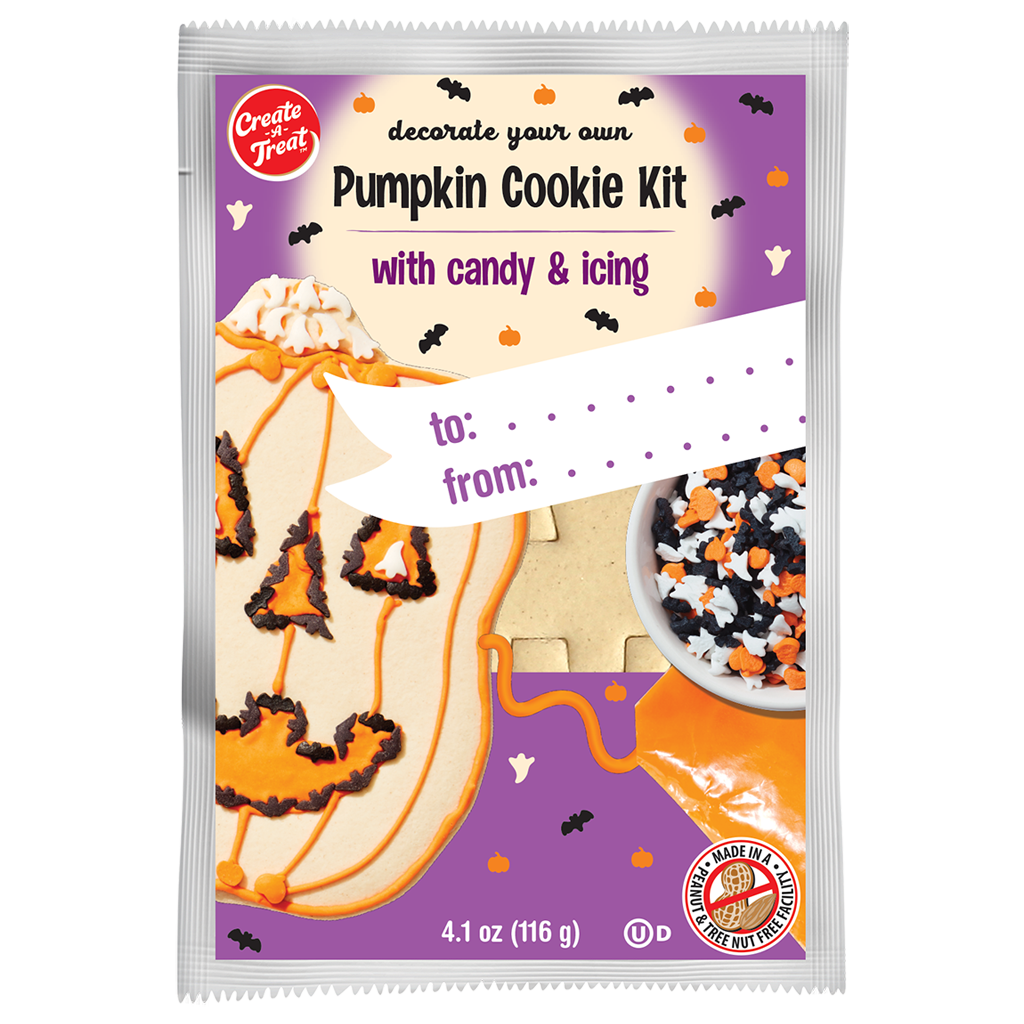 Decorate Your Own Pumpkin Cookie Kit, 1PK
