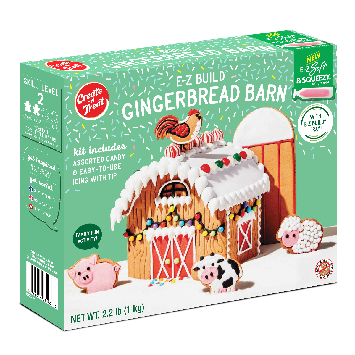 E-Z Build™ Gingerbread Barn Kit