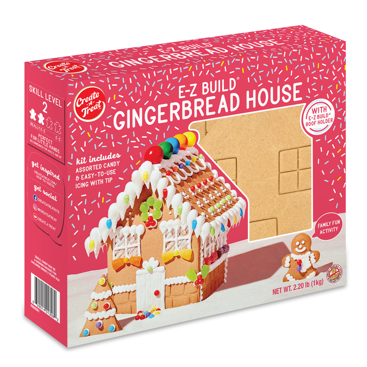 E-Z Build™ Gingerbread Cookie House Kit
