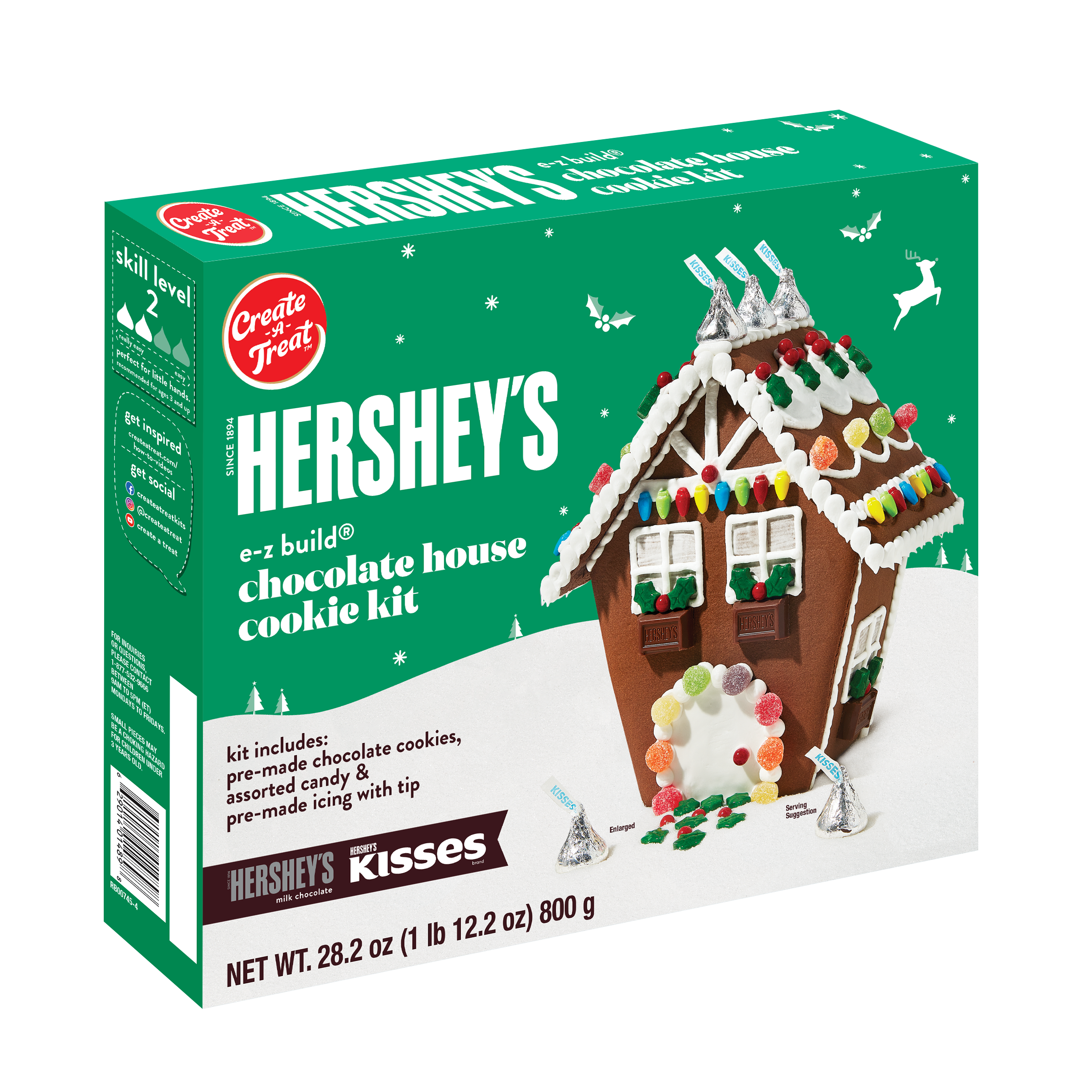 Hershey’s Medium Chocolate House Cookie Kit