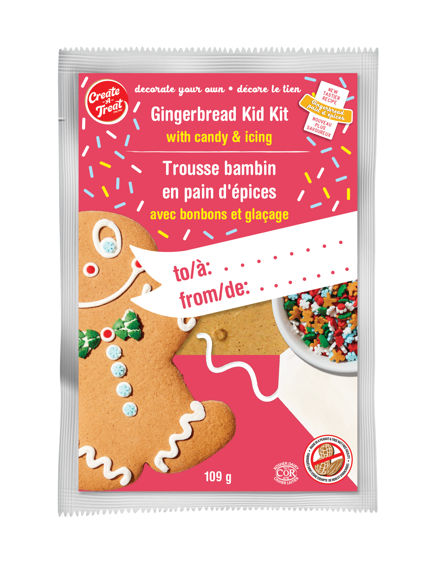Decorate Your Own Gingerbread Kid Kit, 1pk