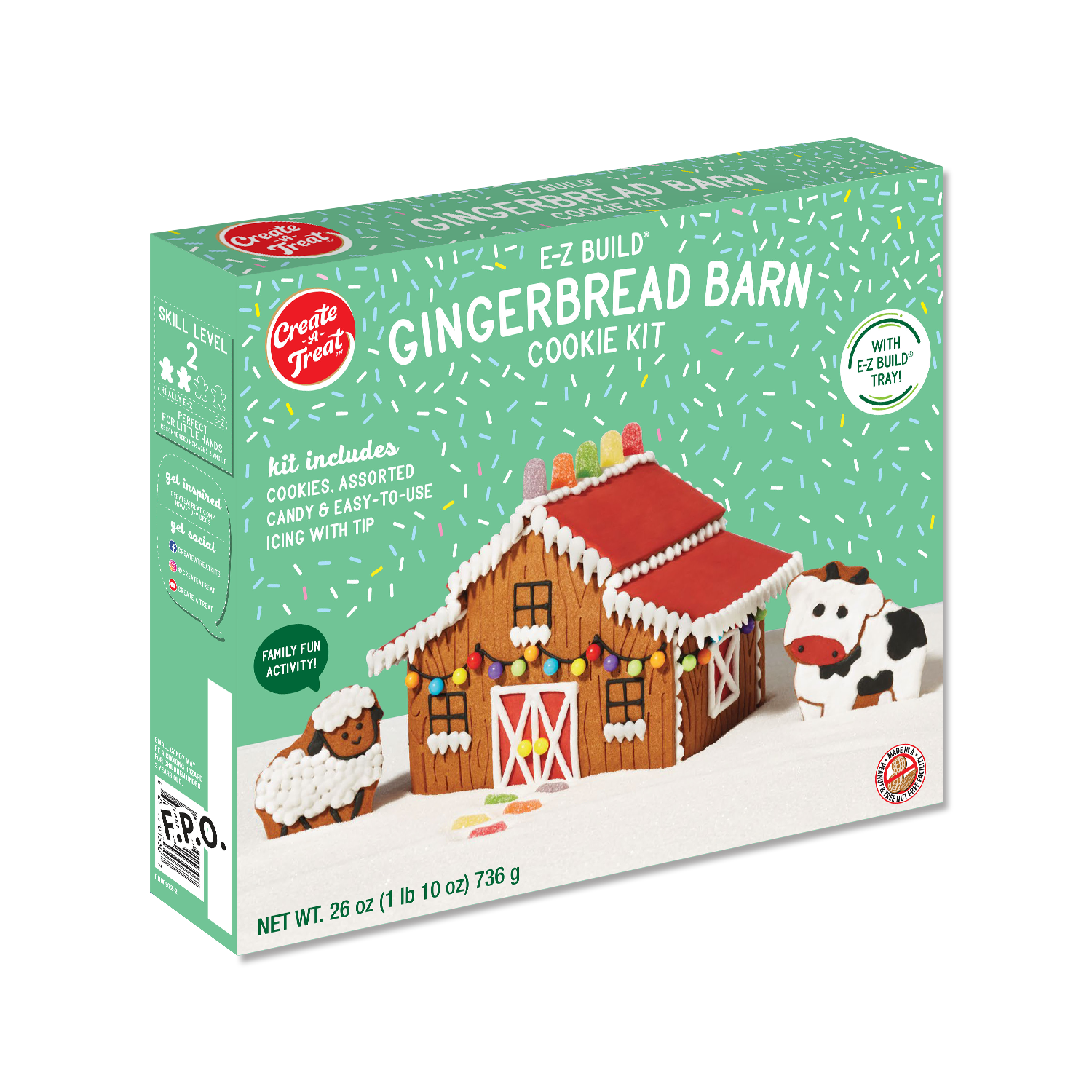 E-Z Build™ Gingerbread Barn Kit