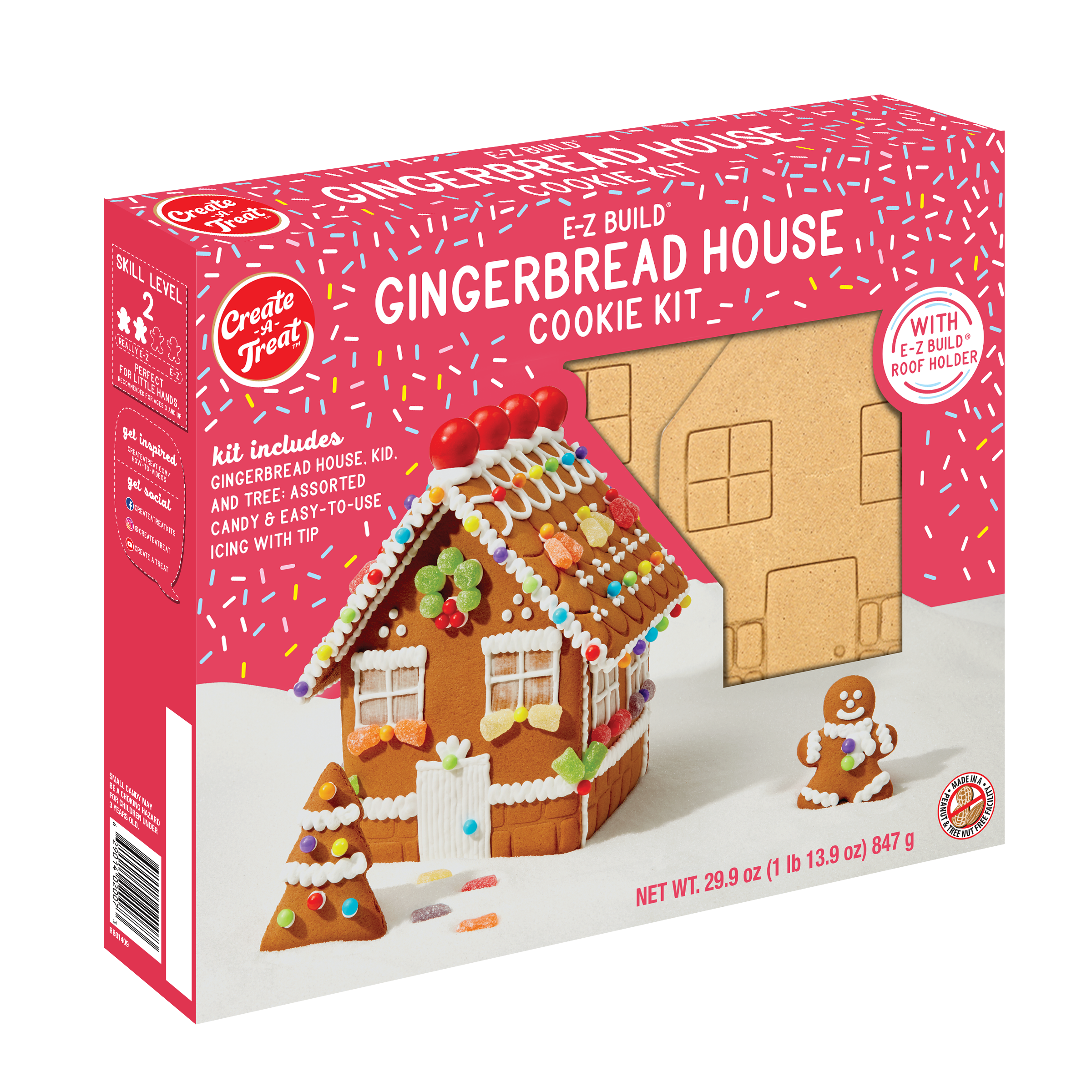 E-Z Build™ Gingerbread Cookie House Kit