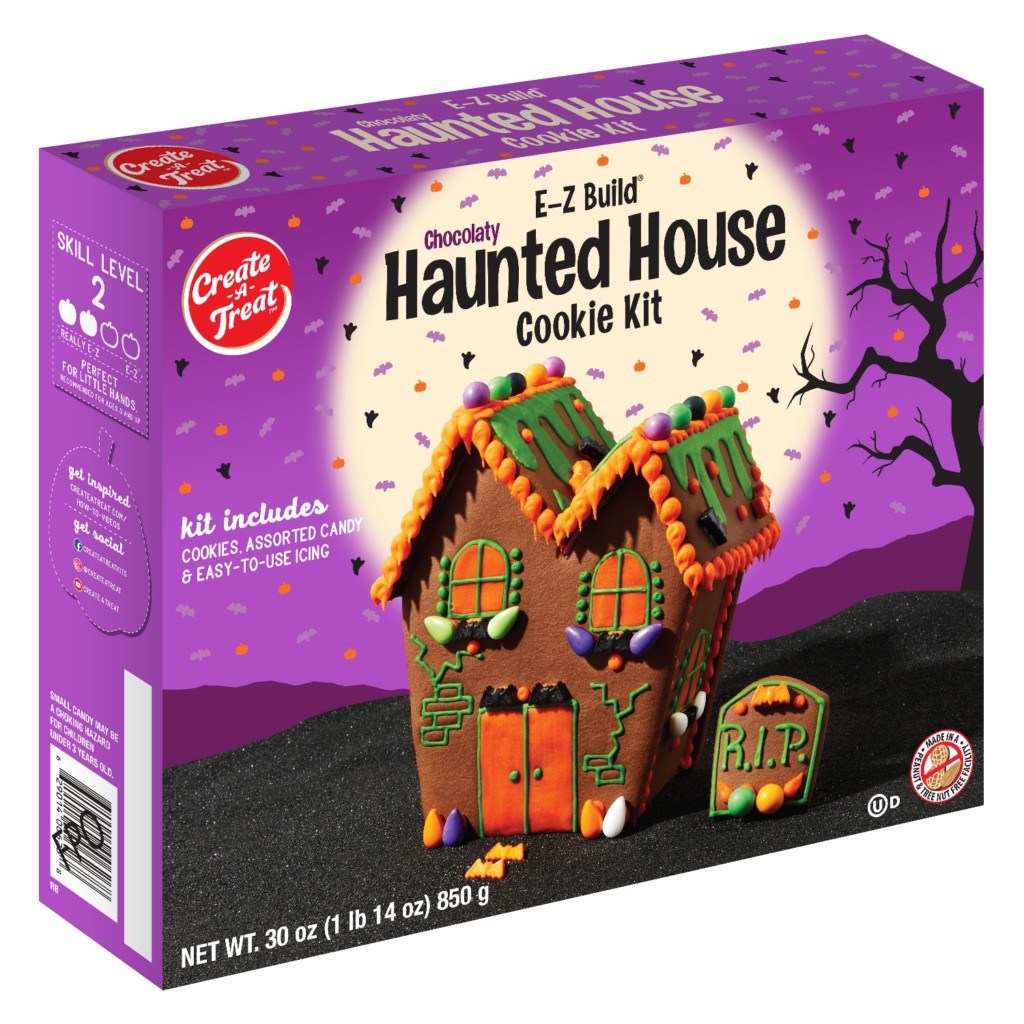 E-Z Build Haunted Chocolate House Cookie Kit 3D image