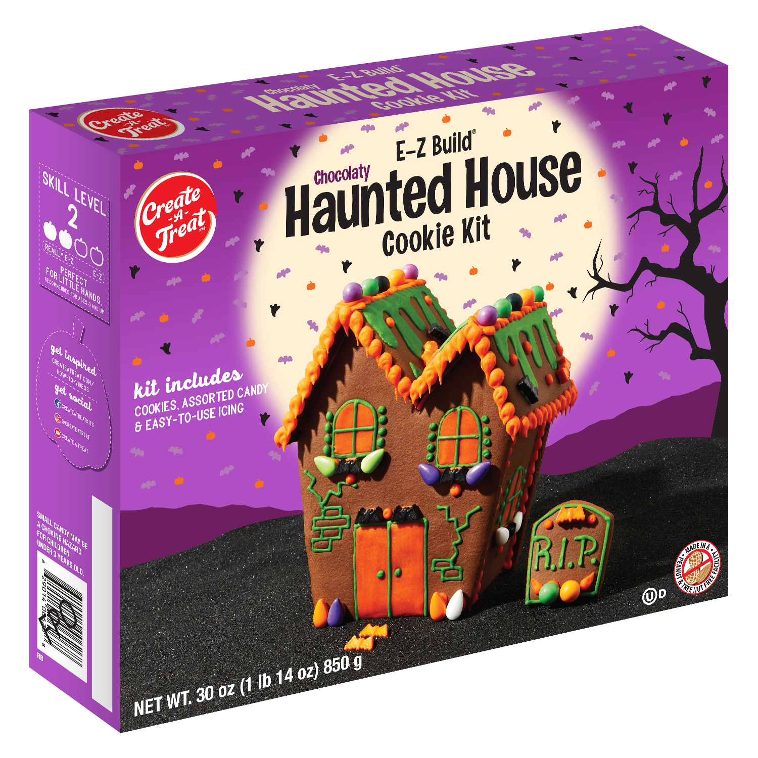 E-Z Build™ Haunted Chocolate Cookie House Kit