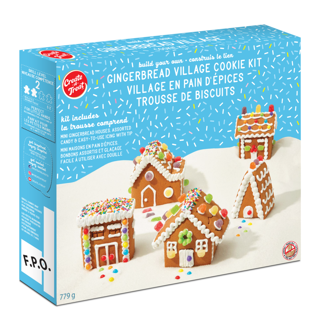 E-Z Build Christmas Village Cookie Kit 3D image