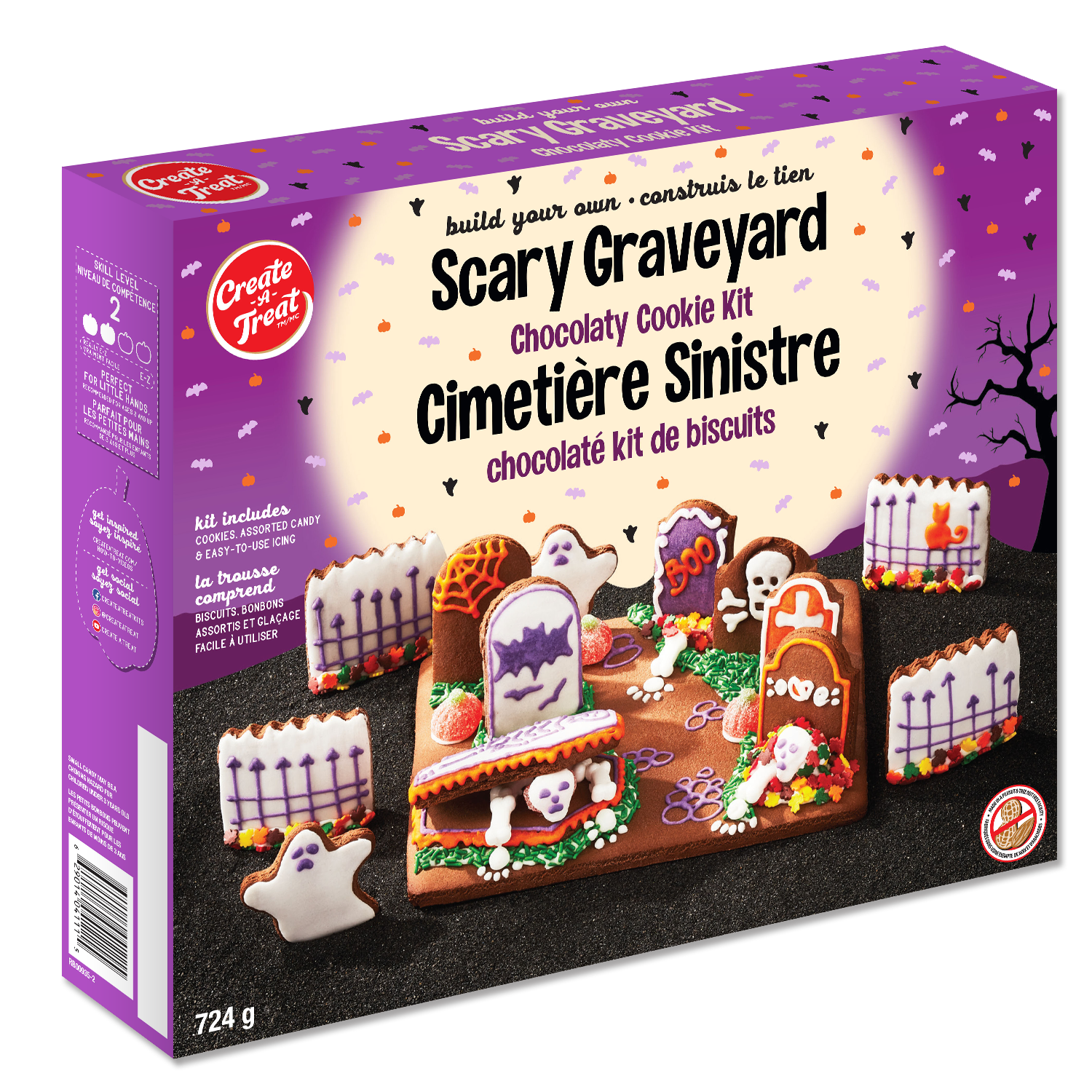 Scary Chocolate Graveyard Cookie Kit