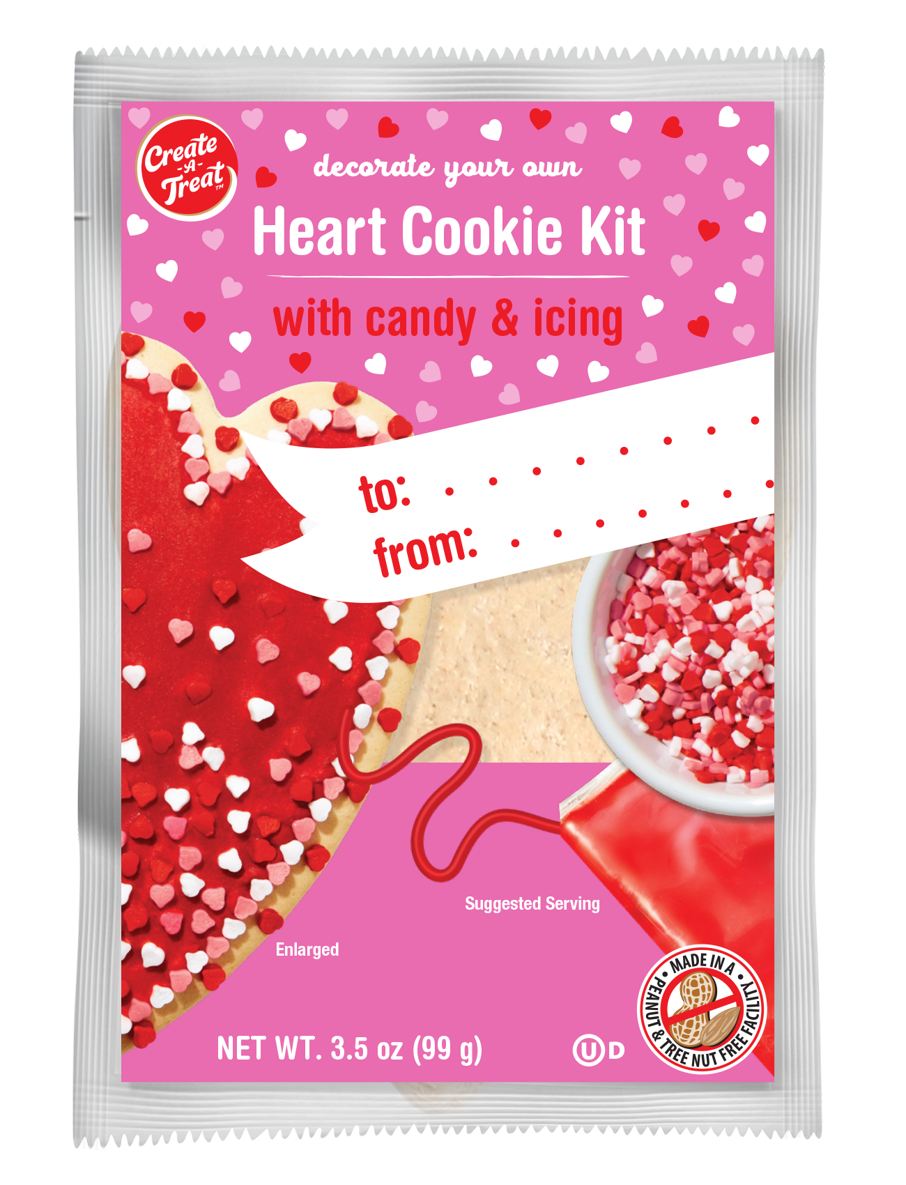 Heart Cookie Kit, 1pk