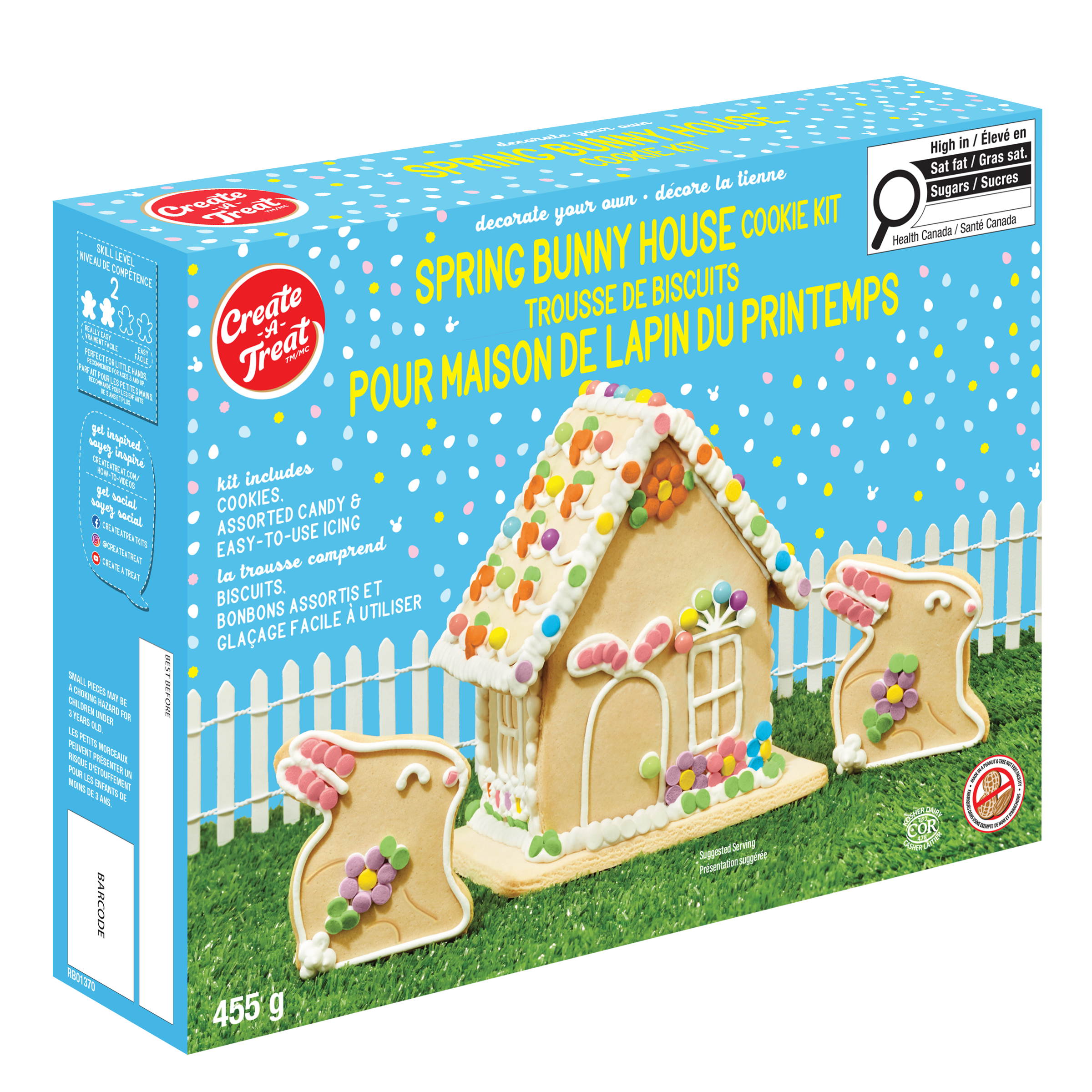 Spring Bunny House Cookie Kit