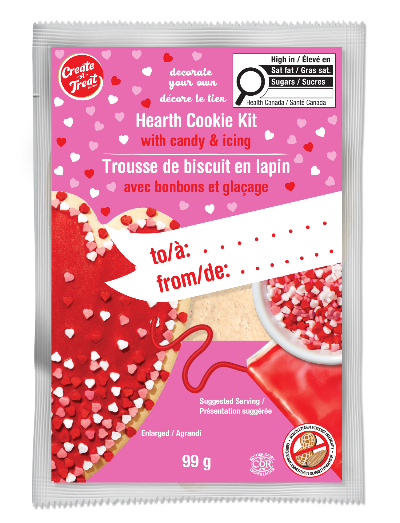 Heart Cookie Kit, 1pk