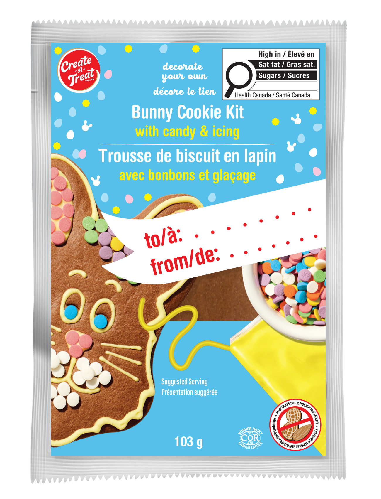 Bunny Cookie Kit, 1pk