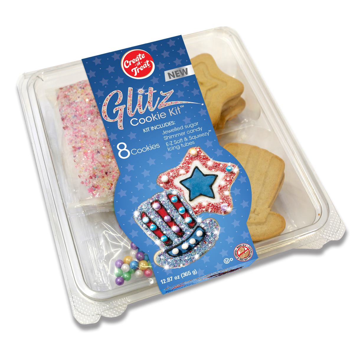 Glitz Cookie Kit™ Patriotic, 8ct